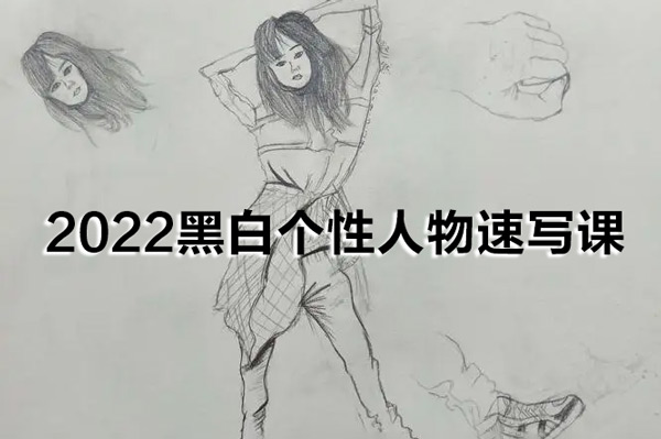 蘿卜老師2022黑白個(gè)性人物速寫(xiě)課