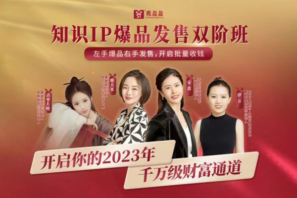 鹿盈盈知識IP雙階班—發售密訓課16項