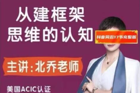 北喬老師重建框架思維的認知17集