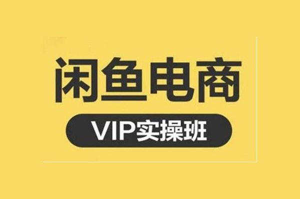 閑魚電商運營全系統VIP實操課，1部手機隨時隨地電商賣貨