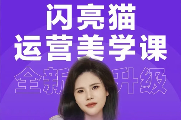 閃亮貓自媒體運營美學課6.0.全新升級，手把手帶你提升品牌審美，做一個有調(diào)性的博主