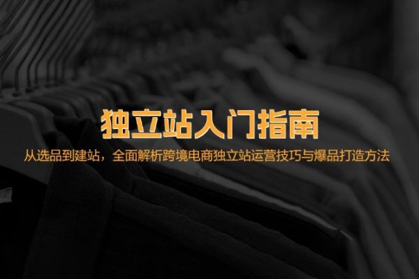 獨(dú)立站入門指南：從選品到建站，全面解析跨境電商獨(dú)立站運(yùn)營(yíng)技巧與爆品打造方法