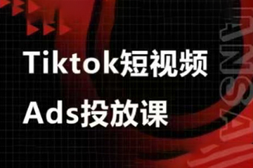 萬三Ads視頻投放課，tiktok短視頻廣告投放課