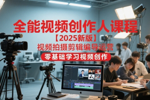王松傲寒全能視頻創(chuàng)作人課程【2025新版】