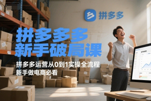 大海-拼多多新手破局課